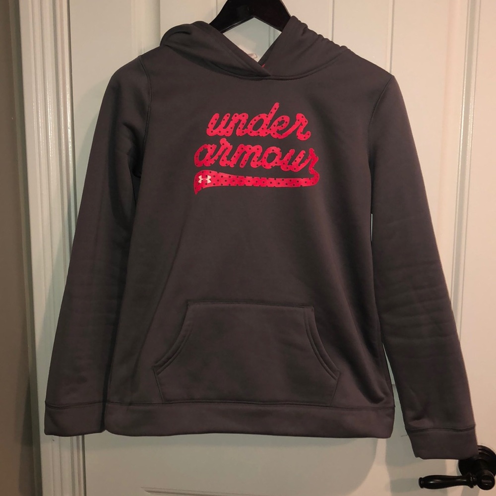 YXL Girls Under Armour Sweatshirt with Hood